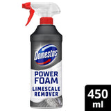 Domestos Power Foam Toilet & Bathroom Cleaner Spray Limescale Remover 450ml
