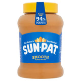 Sun-Pat smooth peanut butter jar 570g (British brand)