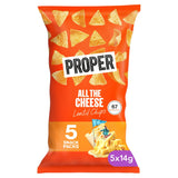 Lentil Chips with Four Cheese Seasoning, Pack of 5 x 14g