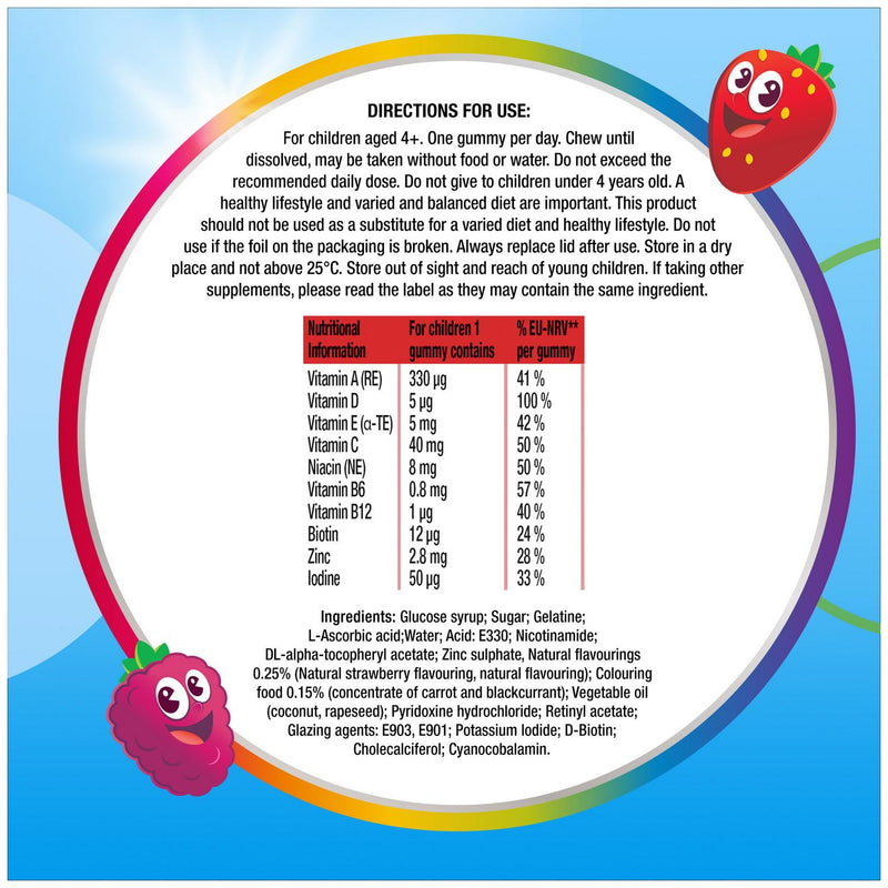 Centrum Gummy Multivitamins for Kids Mixed Berry x30