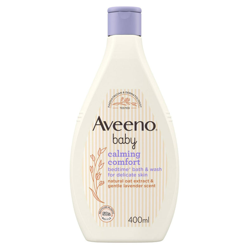 Aveeno Baby Calming Comfort Bedtime Bath & Wash 400ml - British product
