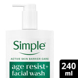 Simple Facial Cleanser Age Resist+ 240ml (British brand)