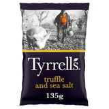 Tyrrells Truffle & Sea Salt Sharing Crisps 135g (British brand)