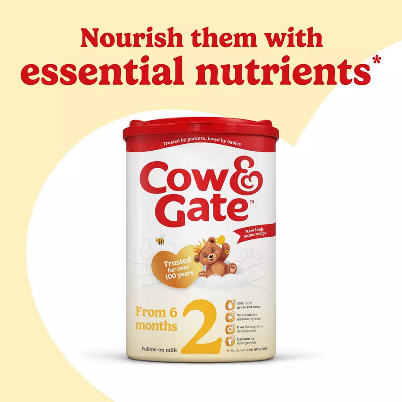 Cow & Gate 2 Follow On Baby Milk Formula Powder 6-12 Months 800g