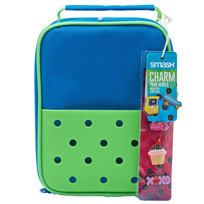Smash Blue Green Lunch Bag 24cm, imported from the UK