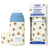 Wild Refillable Roll on Deodorant Honey & Cactus Flower 50ml