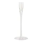 Habitat Tall Clear Stem Medium Glass Taper Holder