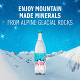 Evian Sparkling Natural Bottled Mineral Water 1L