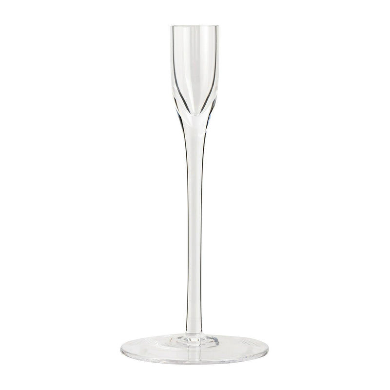 Habitat clear glass taper candle holder 20cm, UK version