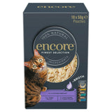 Encore Finest Selection in Broth Natural Wet Cat Food Pouches 10 x 50g