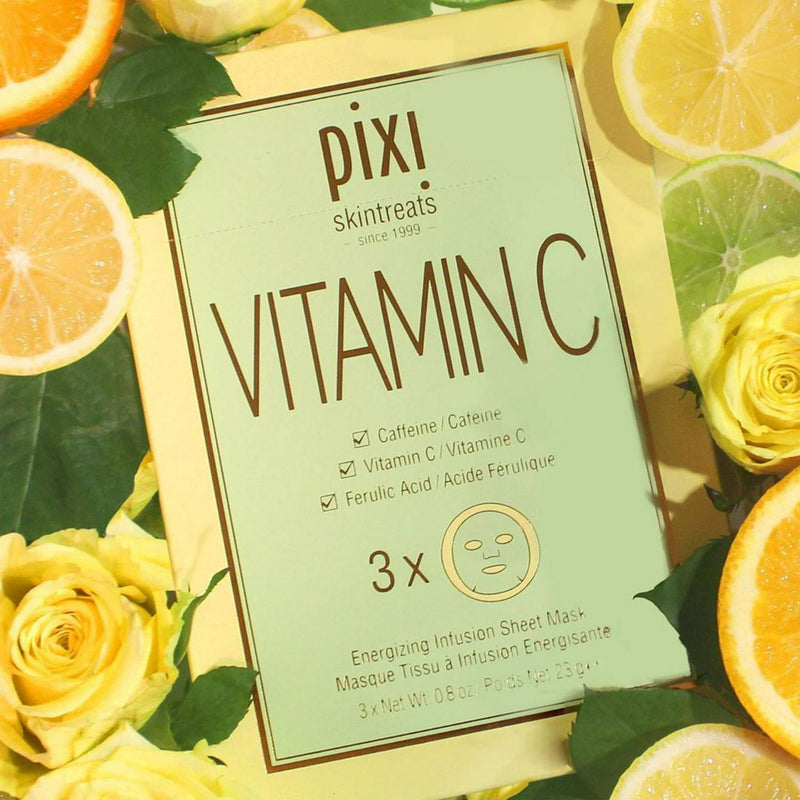 Pixi Vitamin C Face Mask Sheet x3 imported from the UK
