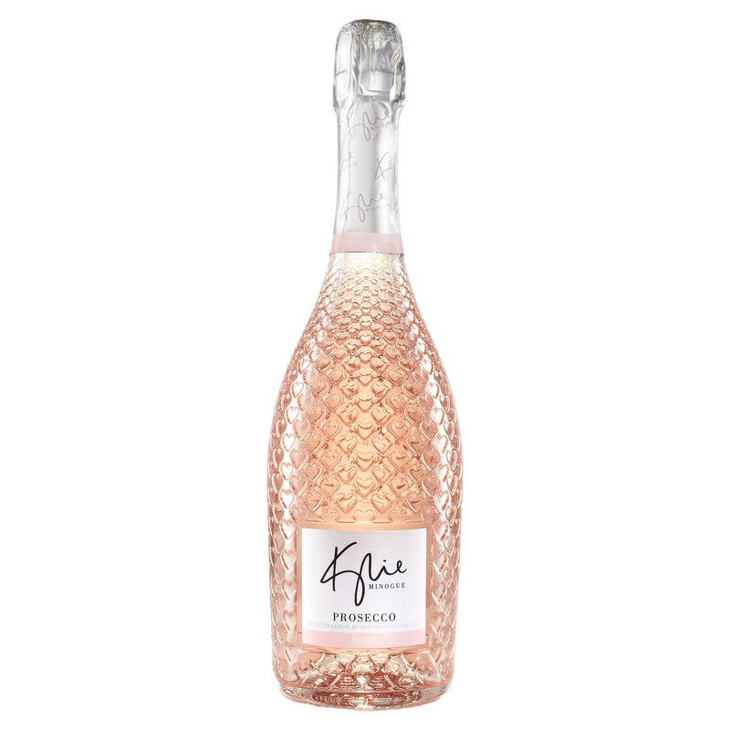 Kylie Minogue Prosecco Rosé Extra Dry 75cl, UK version