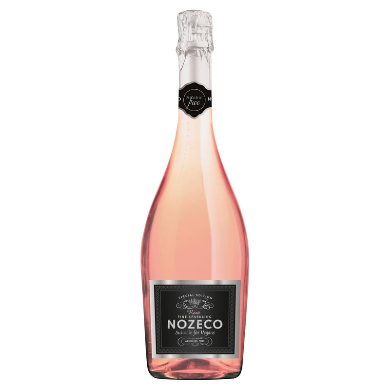 Nozeco low alcohol sparkling rose wine based drink special edition 75cl, imported from the UK