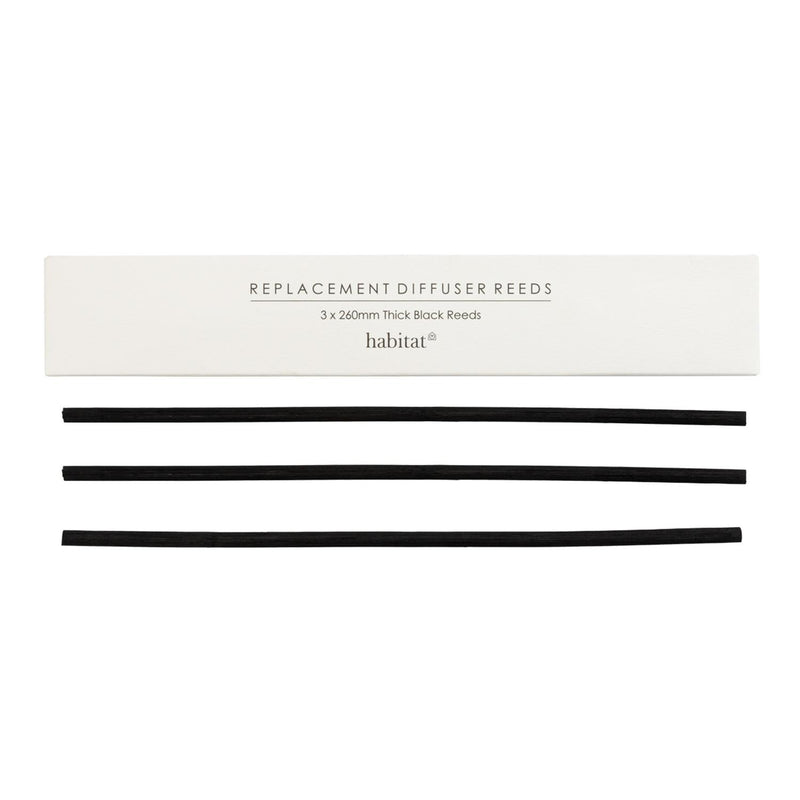 Habitat black reed diffuser sticks 260mm, UK version