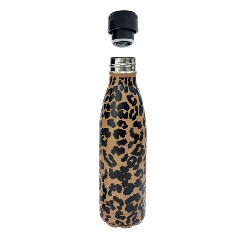 Sainsbury's Home Leopard Stainless Steel Bottle - 500ml