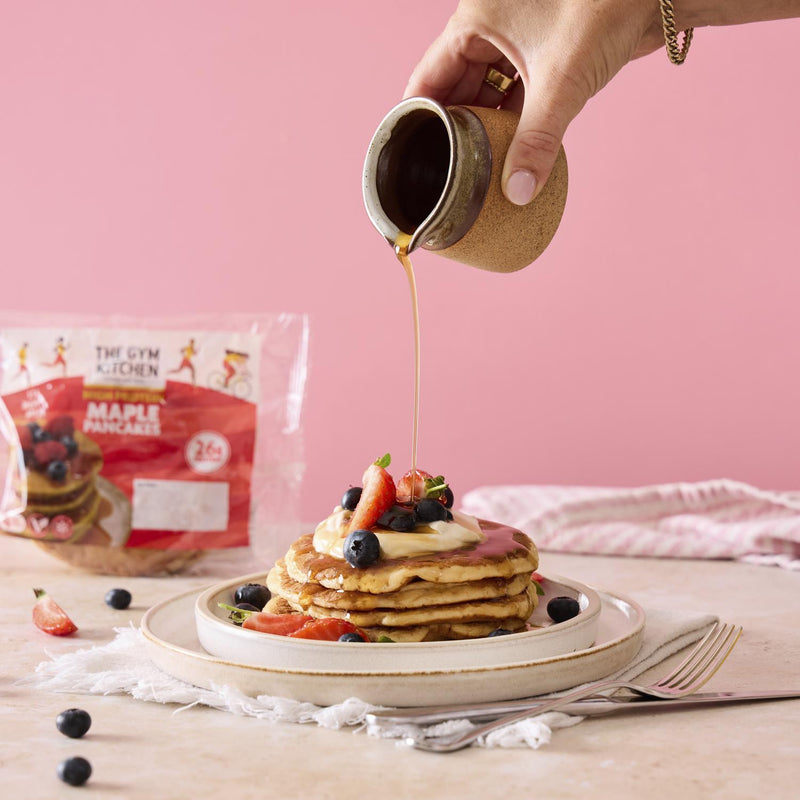 The Gym Kitchen maple pancakes 4 pack (British brand)