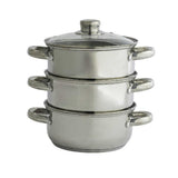 Sainsbury's Home 3 Tier Stainless Steel Steamer 18cm (British brand)