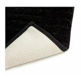 Habitat Ribbed Tufted Bath Mat - Black