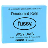 Fussy Natural Deodorant Refill Wavy Days 40g - British product