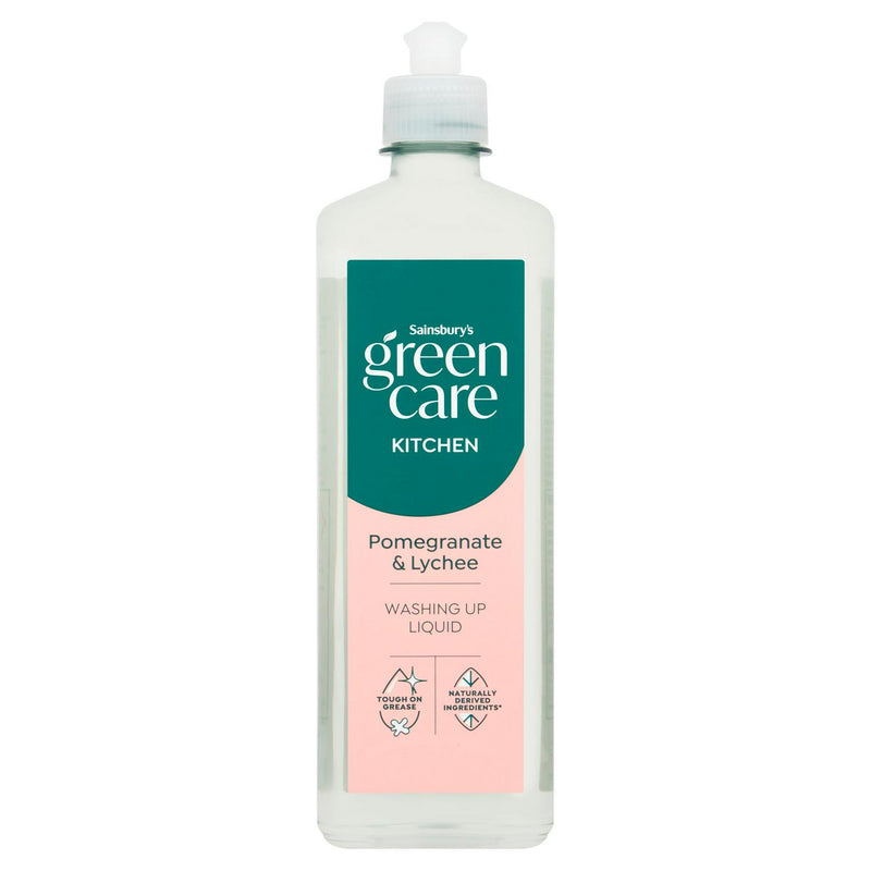 Sainsbury's Greencare Pomegranate Washing Up Liquid 500ml (British brand)