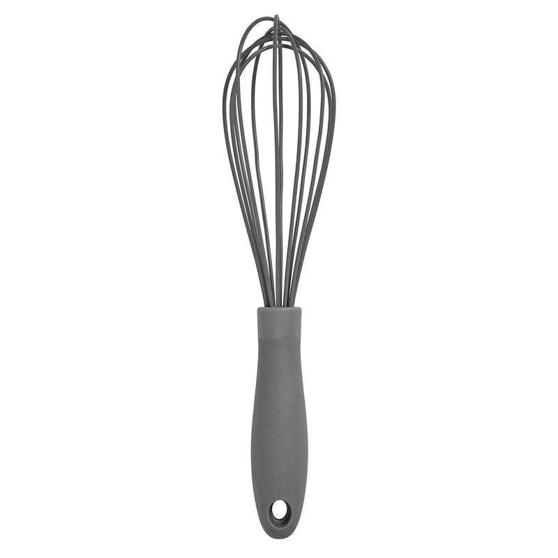 Grey Silicone Kitchen Whisk For Beating And Mixing, UK version