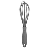 Grey Silicone Kitchen Whisk For Beating And Mixing, UK version
