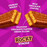 Sainsburys Milk Chocolate Coated Sandwich Bar with Chocolate Cream Filling, 6 x 25g- Buy online at McGrocer