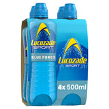 Lucozade Sport Drink Blue Force 4x500ml, UK version