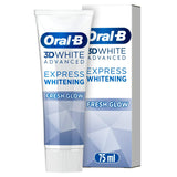 Oral-B 3D White toothpaste Fresh Glow 75ml, imported from the UK