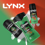 Lynx Jungle Fresh Shower Gel Body Wash for Men 225ml