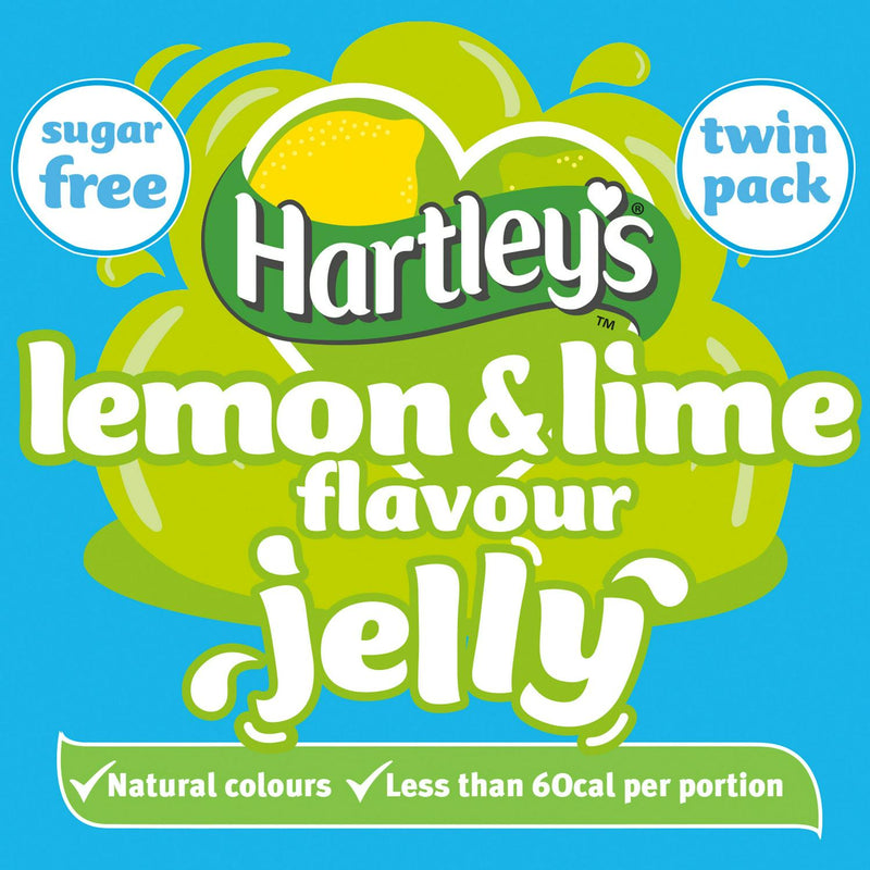 Hartley's Sugar Free Lemon and Lime Jelly Twin Pack 23g