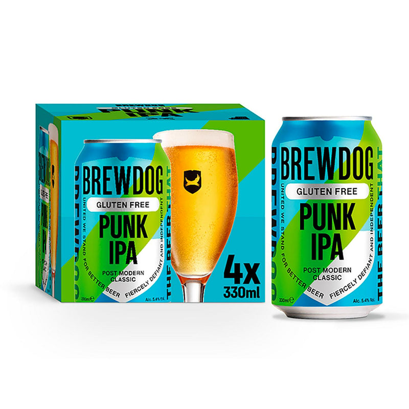 BrewDog Gluten Free Punk IPA 4x330ml - British product