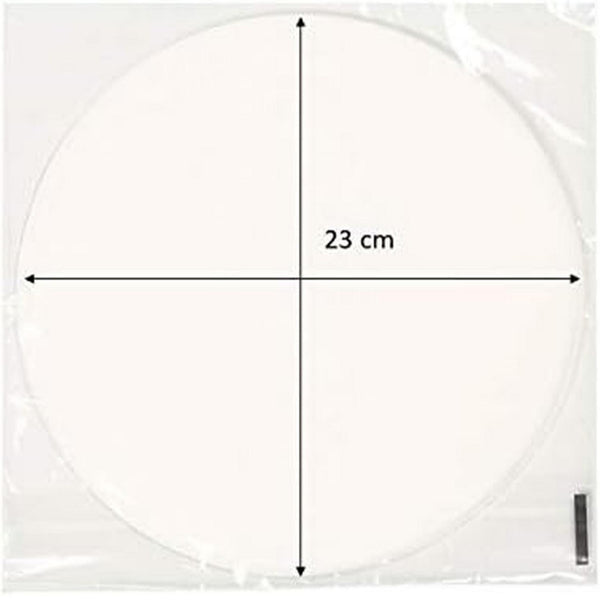 23cm Siliconised Greaseproof Circles, Pack of 20, Non-Stick and Reusable