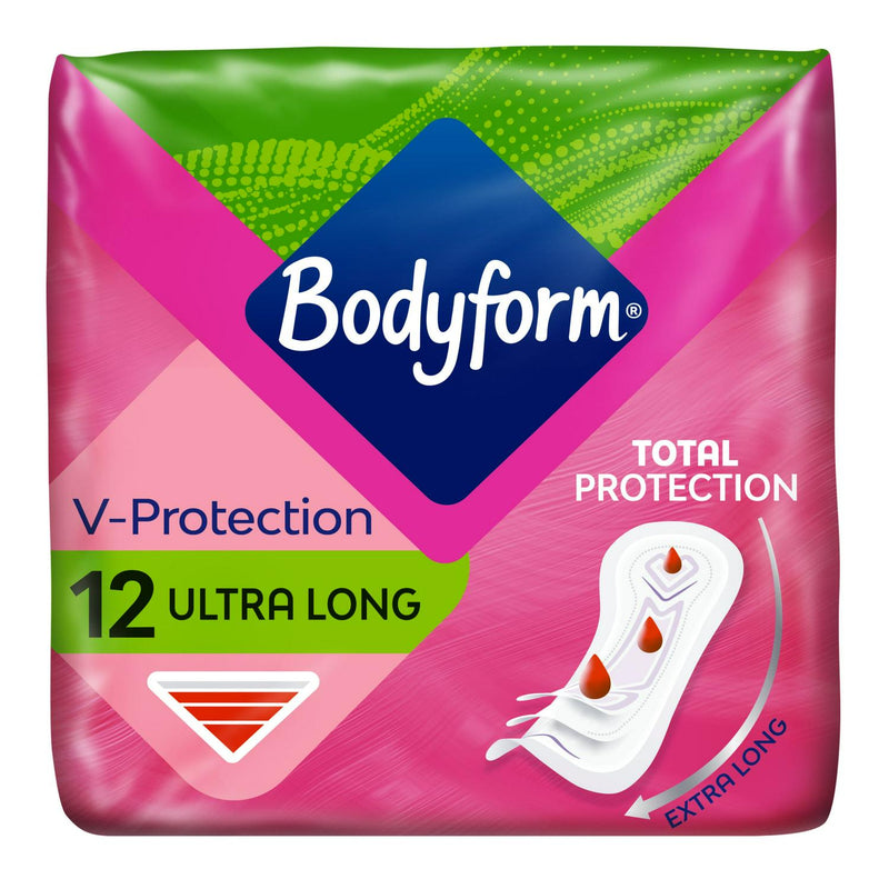 Bodyform Cour V Ultra Long Sanitary Towels x12