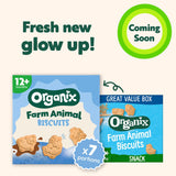 Organix farm animal toddler biscuits 100g, imported from the UK