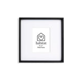 Sainsburys Habitat Oversized Mount Photo Frame Black 5x7inch- Buy online at McGrocer