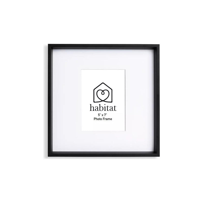 Habitat black photo frame 5x7inch, UK version