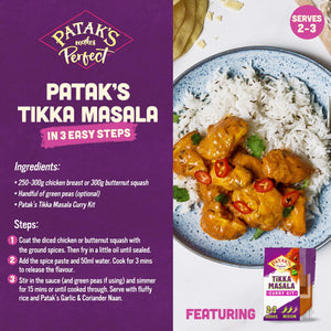 Tikka Masala Curry Kit with Spices and Creamy Tomato Sauce 270g