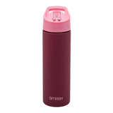 Smash kids water bottle pink burgundy (British brand)