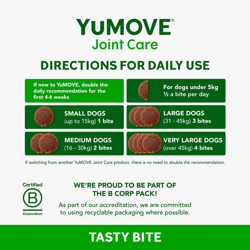 YuMOVE Joint Care Daily Tasty Bites 150g (British brand)