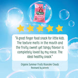 Organix apple rice cake clouds baby snack 40g (British brand)