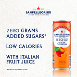 San Pellegrino Peach & Clementine Zero Soft Drink 4x330ml (British brand)