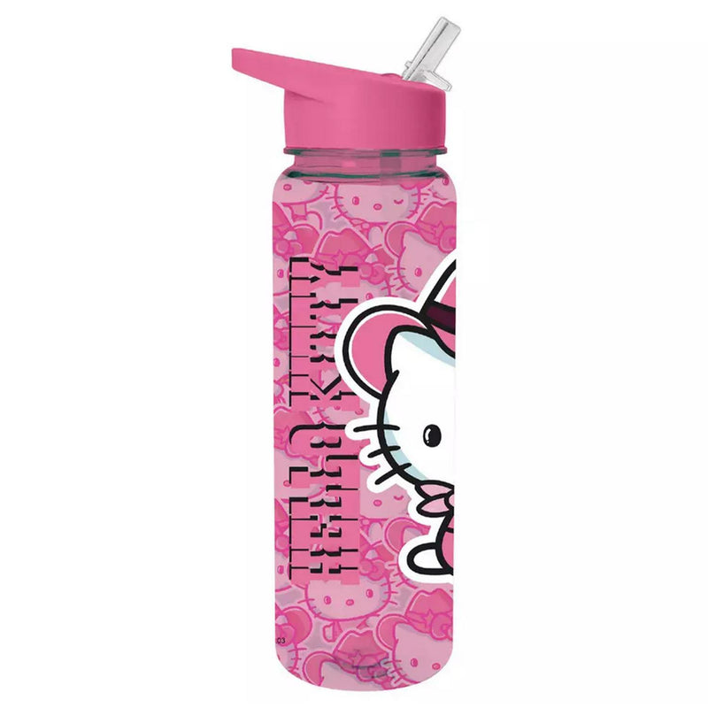 Hello Kitty water bottle cowgirl pink 700ml, UK version