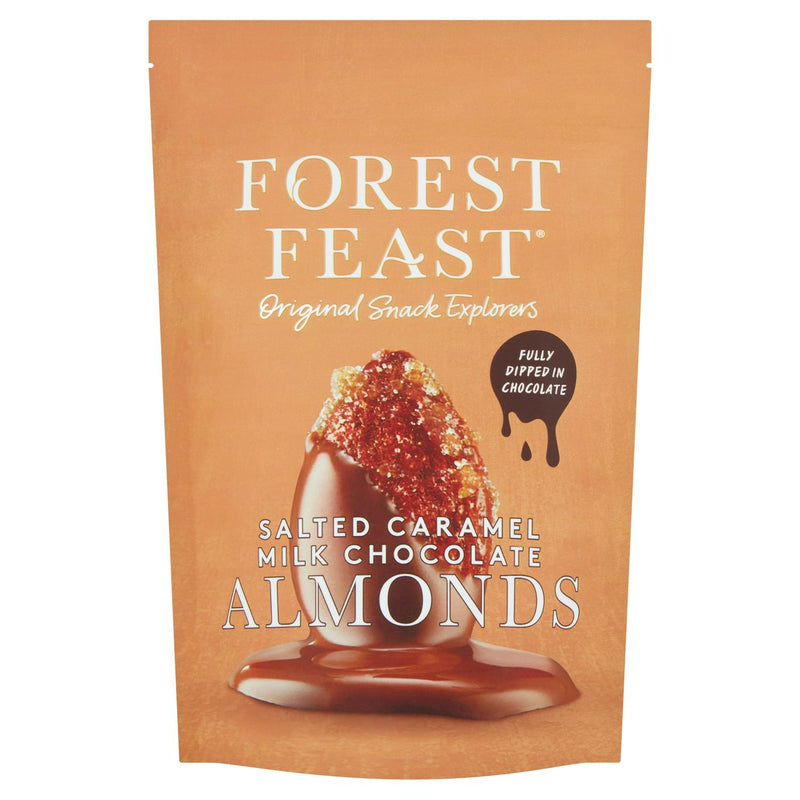 Forest Feast Salted Caramel Almonds Milk Chocolate 120g - British product
