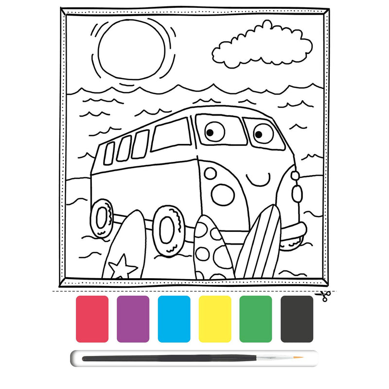 Igloo Books Things That Go Paint & Colour Book, UK version