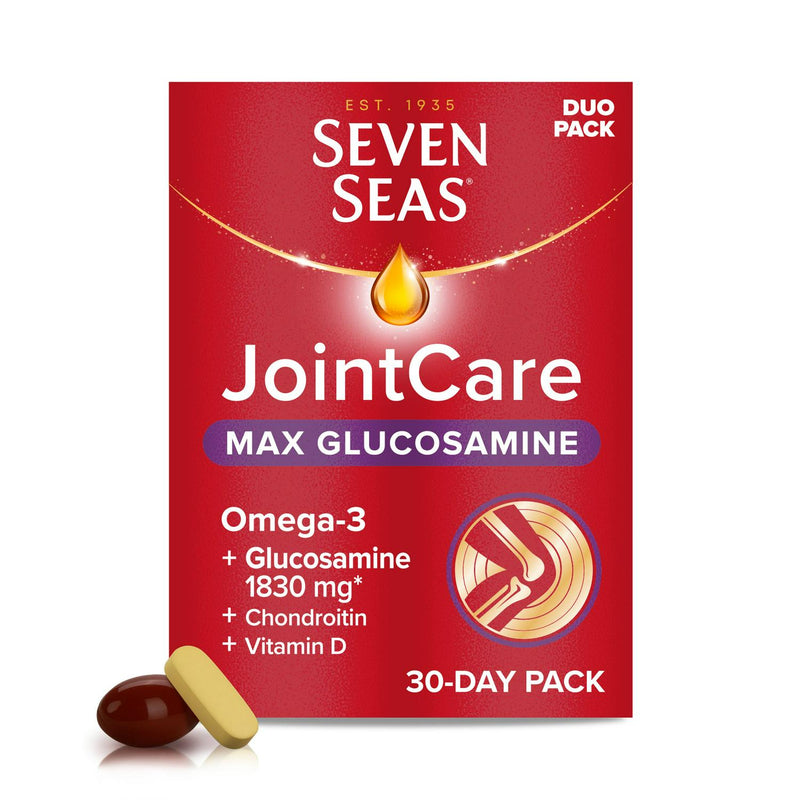 Seven Seas Joint Care Max Glucosamine Duo Pack 30 Day (British brand)