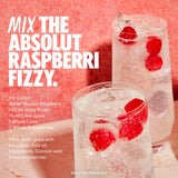 Absolut raspberry flavoured vodka 700ml bottle - British product