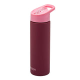 Smash kids water bottle pink burgundy (British brand)