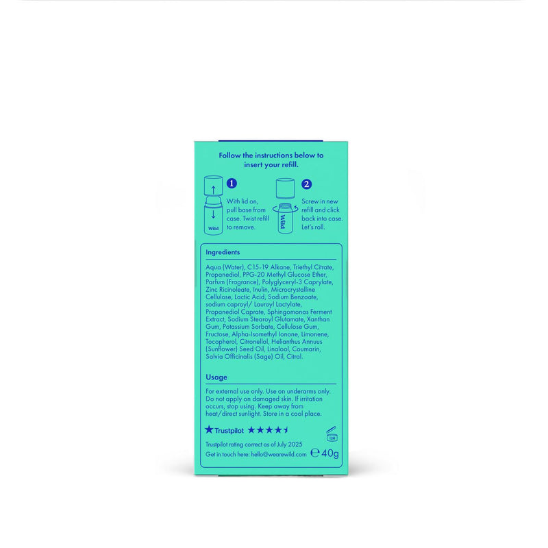Roll-On Deodorant Refill Fresh Cotton & Sea Salt 50ml