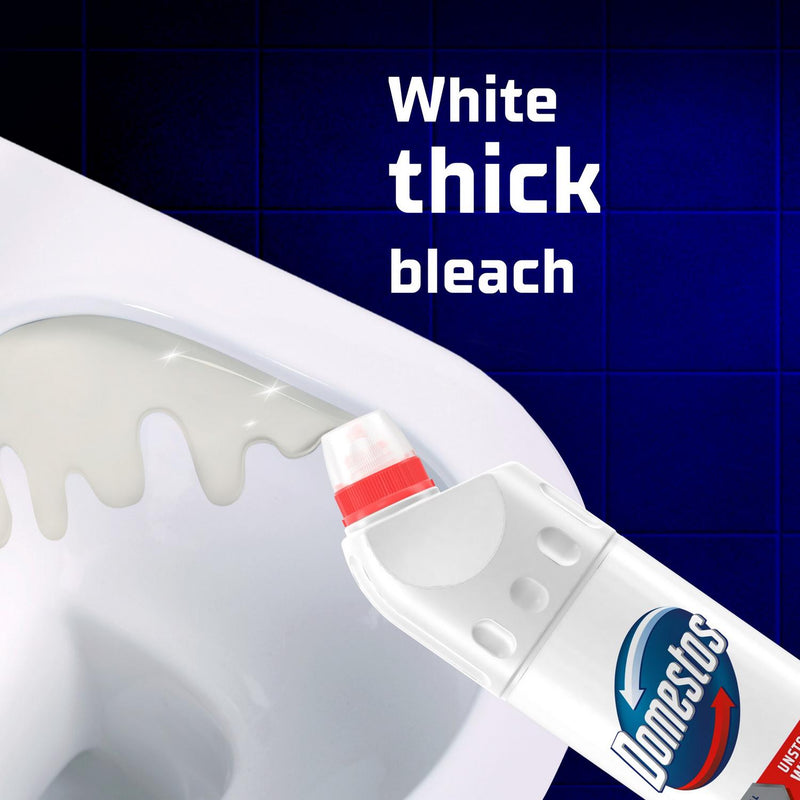 Domestos White & Sparkle Thick Bleach Toilet & Multipurpose Cleaner 750ml